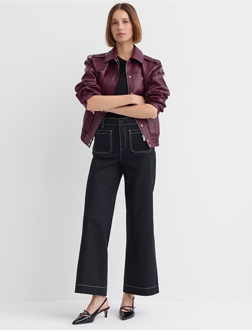 LOFT The Palmer Wide Leg 

27 1/2” inseam